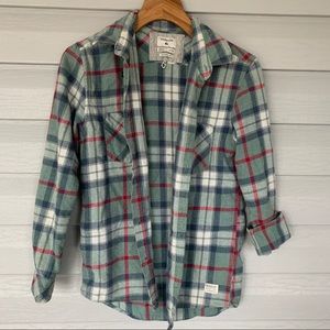 Quicksilver boyfriend fit Flannel Small